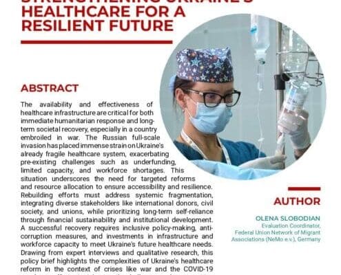 Strengthening Ukraine’s health care for a resilient future